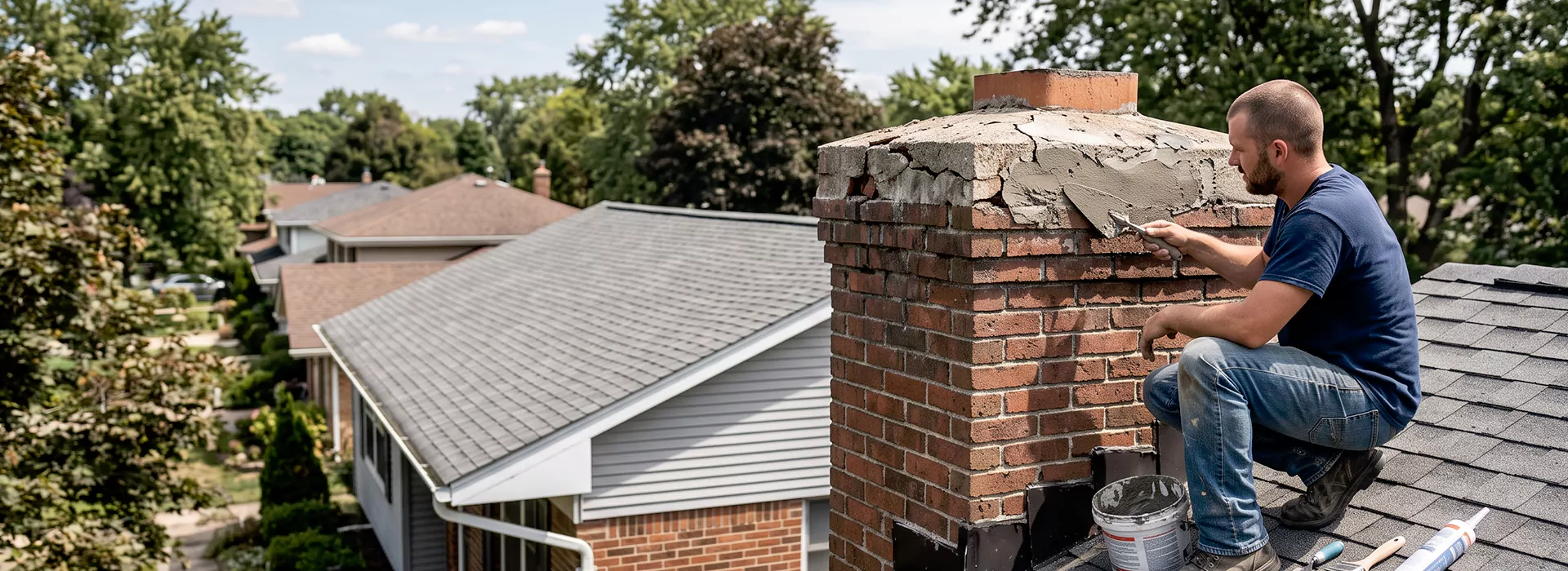 Chimney Crown Repair Schertz, TX