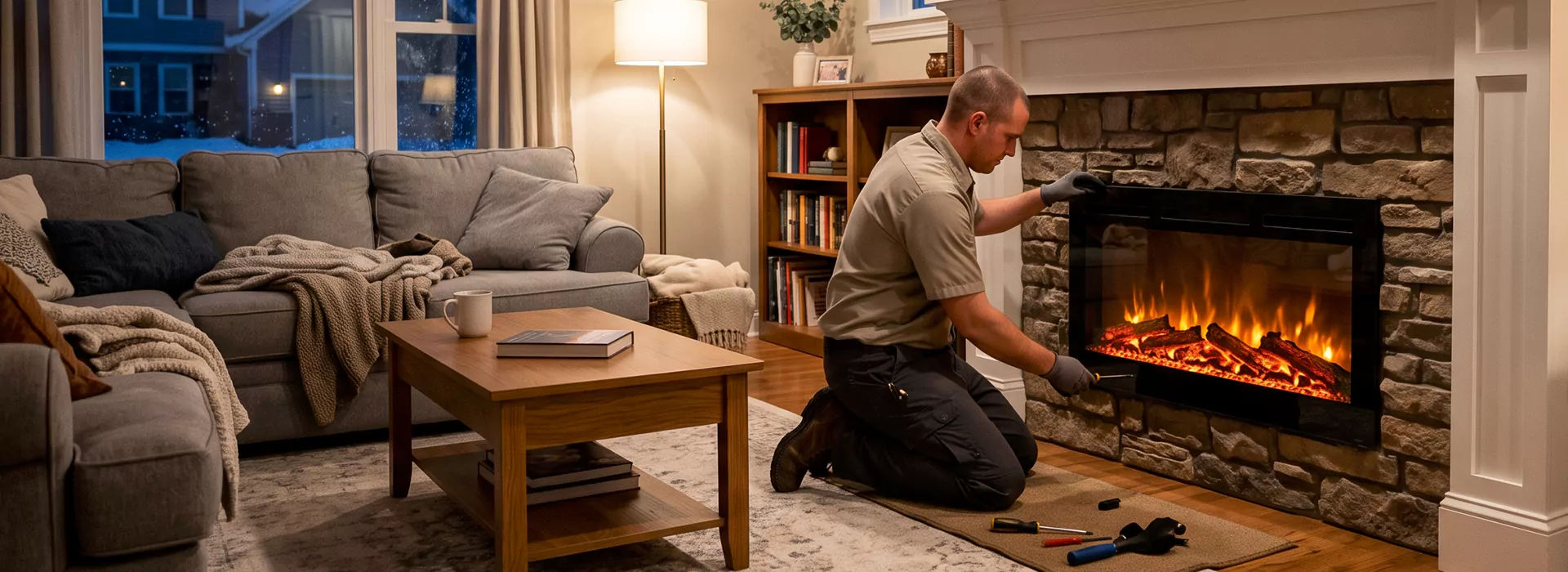 Electric Fireplace Installation Schertz in Schertz