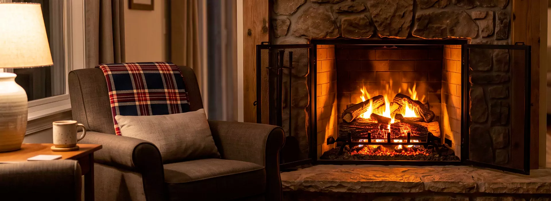 Electric Fireplace Logs in Schertz, TX