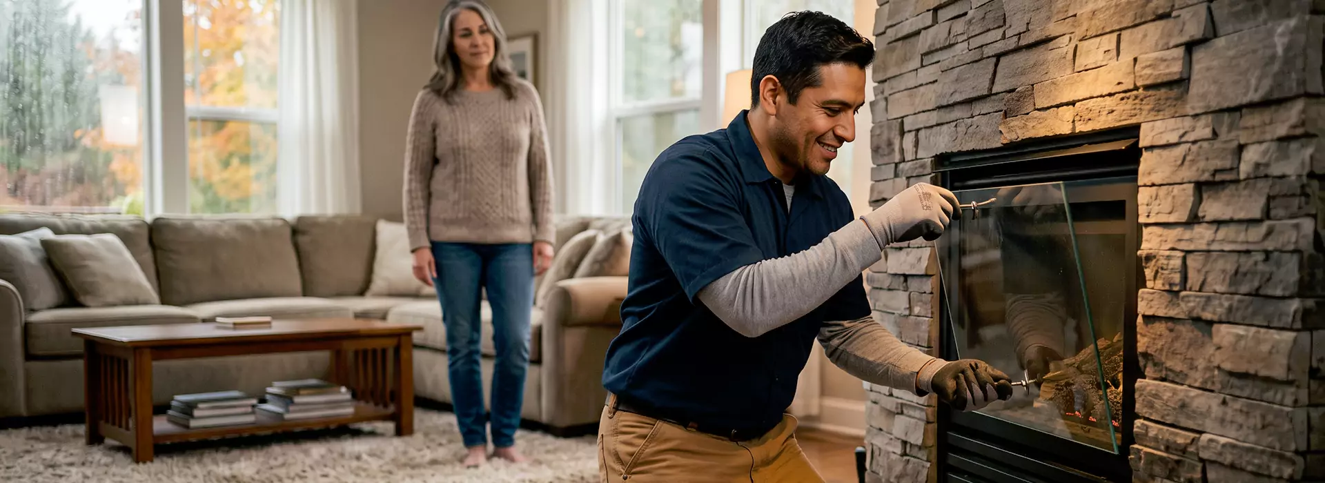 Fireplace Glass Replacement in Schertz, TX