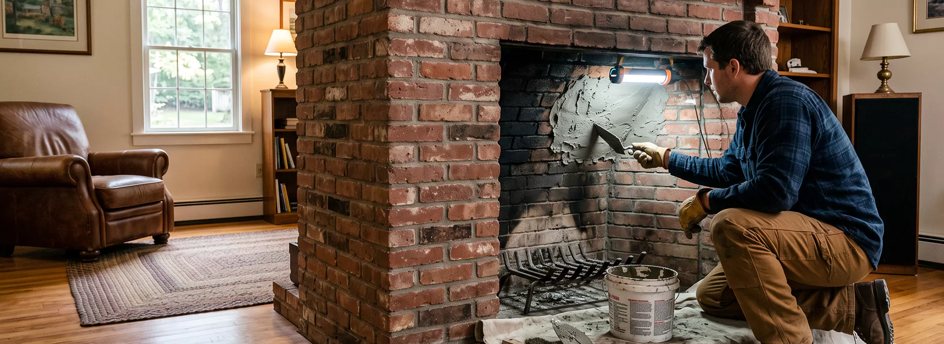 Fireplace Smoke Chamber Repair in Schertz