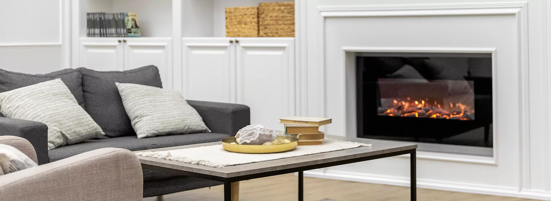 Modern Fireplace Design in Schertz, TX