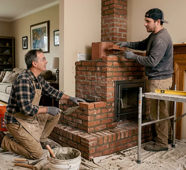 Certified Brick Fireplace Installation Company: Your Local Masonry Fireplace Contractors in Schertz, TX