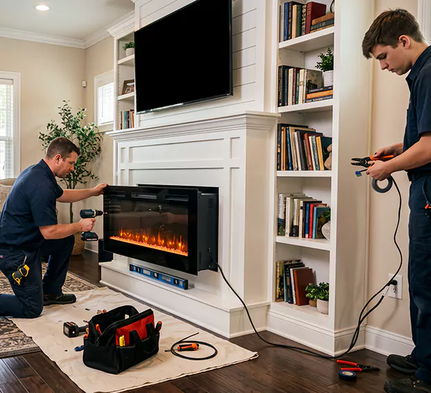 Certified Electric Fireplace Installation Company: Your Local Electric Fireplace Contractors in Schertz, TX!