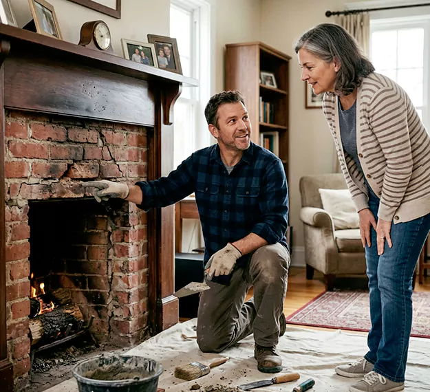 Why Schertz Homeowners Choose Our Brick Fireplace Repair Team?