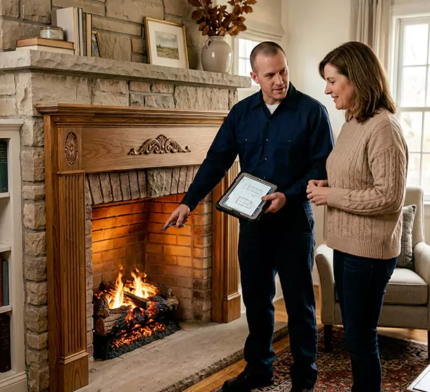 Why Schertz Homeowners Choose Our Electric Fireplace Logs Team?