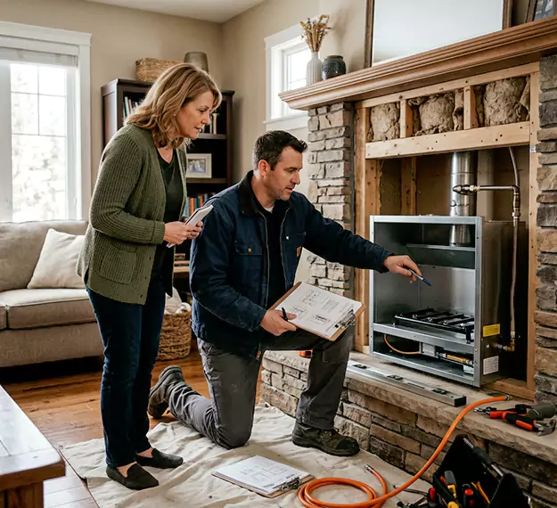 Why Schertz, TX Homeowners Choose Our Propane Fireplace Installation Team?