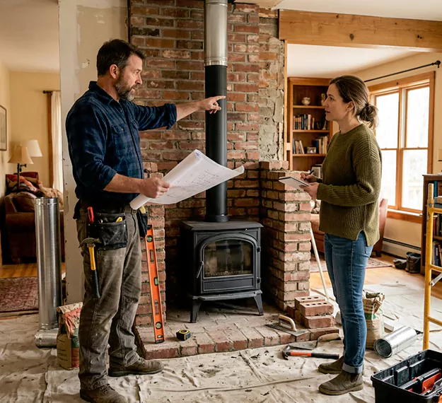 Why Schertz Homeowners Choose Our Wood Fireplace Installation Team?