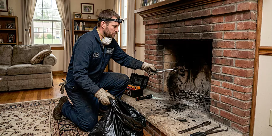 Dead Animal in Fireplace Removal Schertz