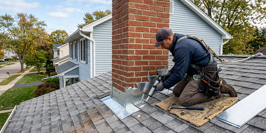 Roof and Chimney Flashing Leak Repair Schertz