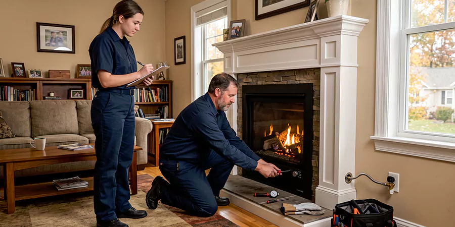 Fireplace Gas Line and Hookup Schertz