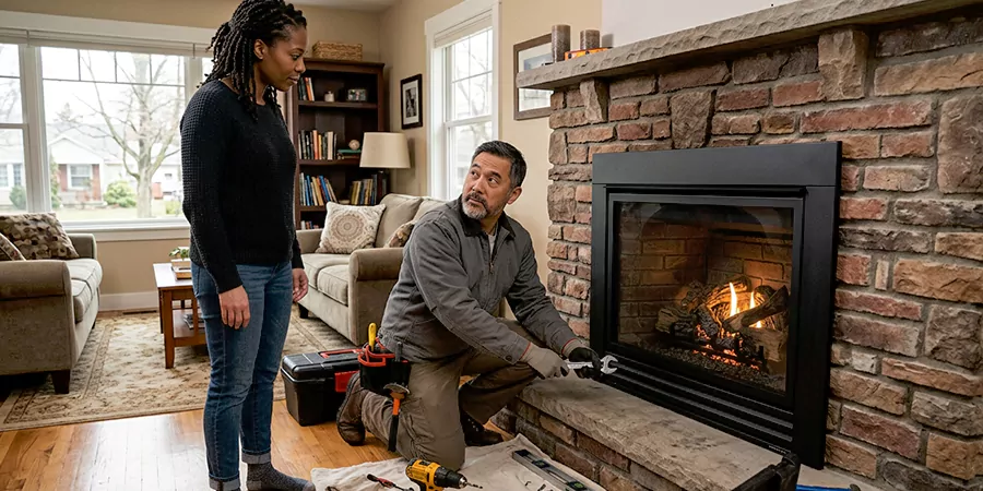 Fireplace and Log Fire Installation Schertz
